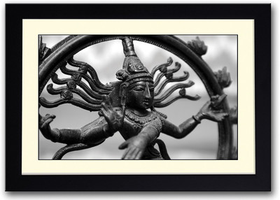 

Natraj Black and White Fine Art Print(14 inch X 20 inch, Framed)