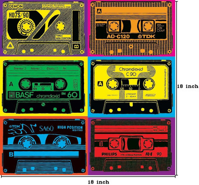 54% OFF on Cassettes - Pop Art Paper Print(18 inch X 18 inch, Rolled) 54% OFF on Cassettes - Pop Art Paper Print(18 inch X 18 inch, Rolled)