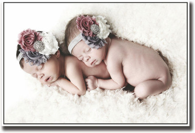 

Two cute babies sleeping Fine Art Print(12 inch X 18 inch, Rolled)
