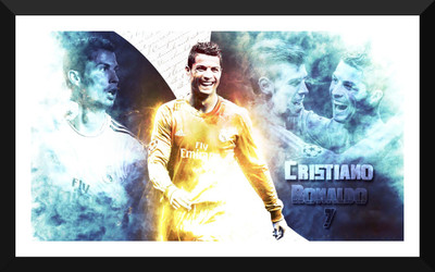 

Spirit Of Sports - Cristiano Ronaldo Poster - A3 Size Framed Poster Paper Print(17 inch X 12 inch)