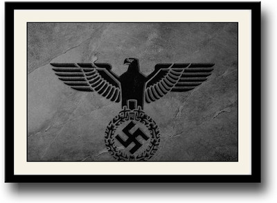 

Swastika Eagle Fine Art Print(10 inch X 14 inch, Framed)