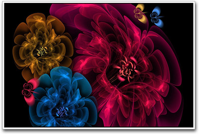 

Flowers artistic Paper Print(12 inch X 18 inch)