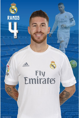 

Real Madrid C.F. Large Poster Ramos 36 Paper Print(36 inch X 24 inch, Rolled)