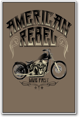 

American Rebel Motorcycle Photographic Paper(18 inch X 12 inch)