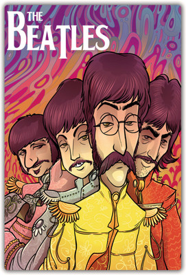 

Beatles Maharaja Paper Print(18 inch X 12 inch, Hardboard Mounted)