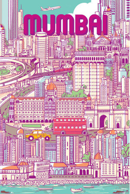 

City Of Dreams Pink 16x24inch Print Fine Art Print(24 inch X 16 inch, Rolled)