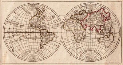 

Posterhouzz Vintage World Map - 02 Fine Art Print(18 inch X 12 inch, Rolled)