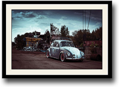 

Vintage ACDC car Fine Art Print(10 inch X 14 inch, Framed)