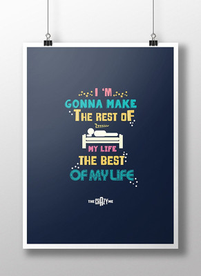 

IM GONNA MAKE THE REST OF MY LIFE POSTER Paper Print(18 inch X 12 inch)