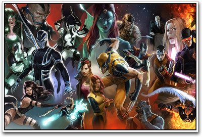 

Marvel Comic Characters Paper Print(12 inch X 18 inch)