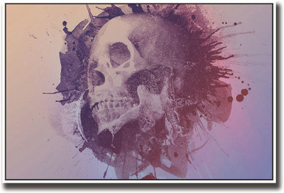 

Face skull artistic Fine Art Print(12 inch X 18 inch, Rolled)