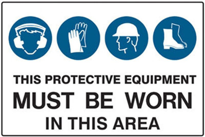 

SAFETY WARNING WALLPAPER ON FINE ART PAPER Fine Art Print(19 inch X 13 inch, Rolled)