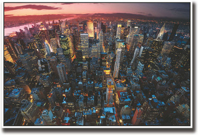 

Skyscrapers aerial view Fine Art Print(12 inch X 18 inch, Rolled)