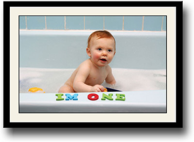 

I am one cute baby Fine Art Print(10 inch X 14 inch, Framed)