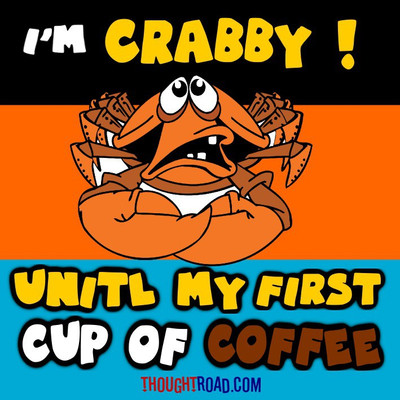 

Im Crabby In The Morning Paper Print(12 inch X 12 inch, Rolled)