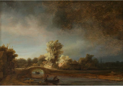 

Tallenge Old Masters Collection - The Stone Bridge by Rembrandt - A3 Size Premium Quality Rolled Poster Paper Print(16.5 inch X 11.7 inch, Rolled)