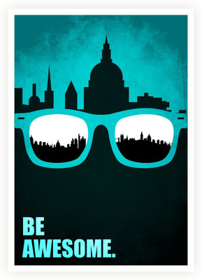 

Be Awesome Business Inspirational Quotes Paper Print(16.5 inch X 11.5 inch, Rolled)