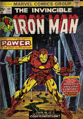 

Iron man power poster (Officially Licensed) Paper Print(24 inch X 16 inch, Rolled)