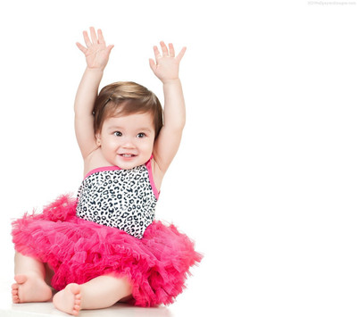 

Cute Baby hands up Poster Paper Print(12 inch X 18 inch, Rolled)