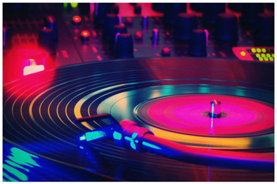 

Colourful Dj Music Player_poster Paper Print(12 inch X 18 inch, Rolled)