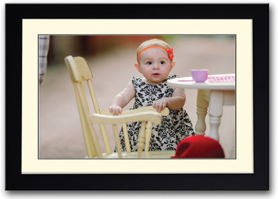 

Baby With Chair Fine Art Print(14 inch X 20 inch, Framed)