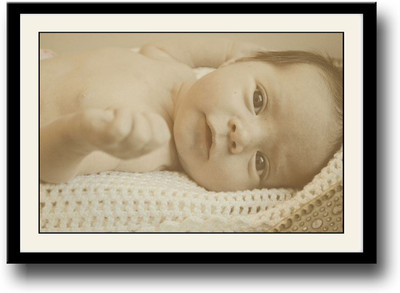 

Vintage pic of cute baby Fine Art Print(10 inch X 14 inch, Framed)