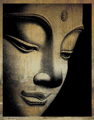 

Posterhouzz Buddha Sculpture Face Poster Fine Art Print(18 inch X 12 inch, Rolled)