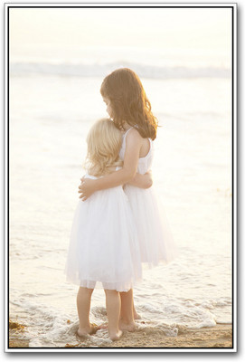 

Cute girls on beach Paper Print(18 inch X 12 inch)