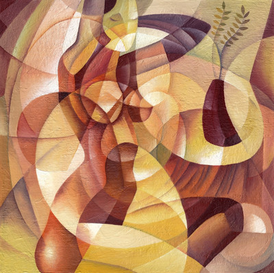 

Abstract Painting Canvas Art(16 inch X 16 inch)