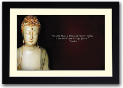 

Buddha Quote AFP0161 Fine Art Print(14 inch X 20 inch, Framed)