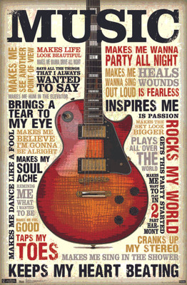 

Music Inspires Me Photographic Paper(18 inch X 12 inch)
