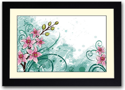 

Flowers Fine Art Print(14 inch X 20 inch, Framed)