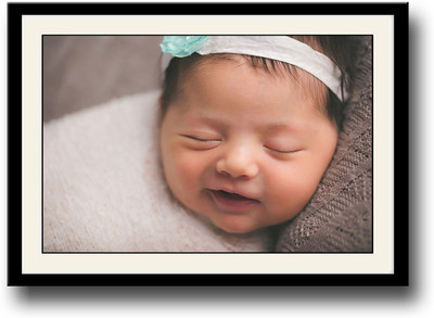 

Baby with a cute smile Fine Art Print(10 inch X 14 inch, Framed)