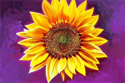 

Floral Painting Canvas Art(12 inch X 18 inch, Rolled)