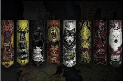 

Game Of Thrones Clans_poster Paper Print(12 inch X 18 inch, Rolled)