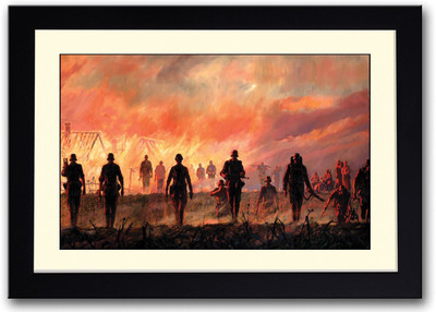 

Soldiers In War Fine Art Print(14 inch X 20 inch, Framed)