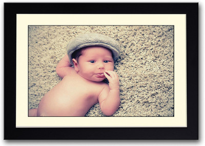 

Cute Baby Sticking Tongue Out Fine Art Print(14 inch X 20 inch, Framed)