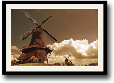 

Windmill Fine Art Print(10 inch X 14 inch, Framed)