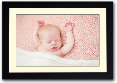 

Cute Baby With Tongue Out Fine Art Print(14 inch X 20 inch, Framed)