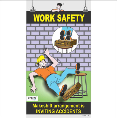 

Safety Poster-Work Safety Paper Print(26 inch X 14.22 inch, Rolled)