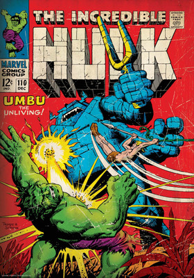

Hulk- comics poster (Officially Licensed) Paper Print(36 inch X 24 inch, Rolled)