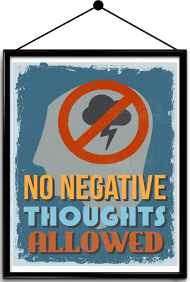 

Motivational quote framed posters Paper Print(16.5 inch X 13.7 inch, Framed)