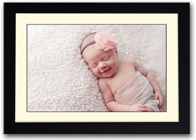 

Cute Sleeping Baby Smiling Fine Art Print(14 inch X 20 inch, Framed)