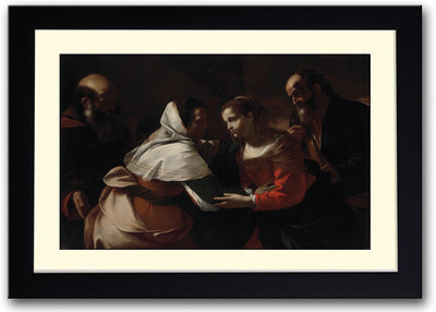 

Vintage Painting Fine Art Print(14 inch X 20 inch, Framed)