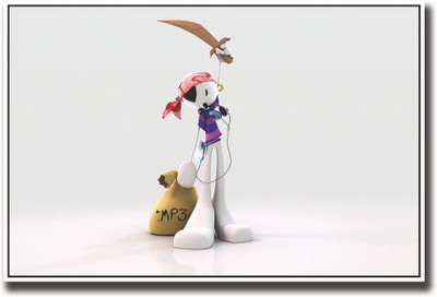 

Zoo zoo music pirate Fine Art Print(12 inch X 18 inch, Rolled)