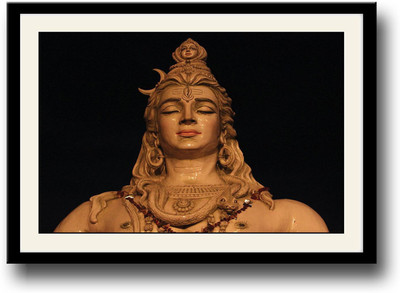 

Marble shiva Fine Art Print(10 inch X 14 inch, Framed)