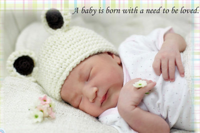 

Child's Love - Sleeping Baby (25) Paper Print(12 inch X 18 inch, Streched)