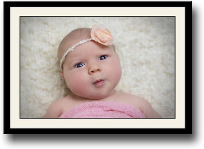 

Round face sweet baby Fine Art Print(10 inch X 14 inch, Framed)