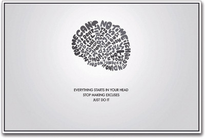

Just Do It Motivational Paper Print(12 inch X 18 inch)