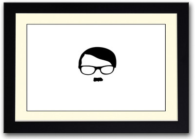 

Adolf Hitler Moustache Fine Art Print(14 inch X 20 inch, Framed)
